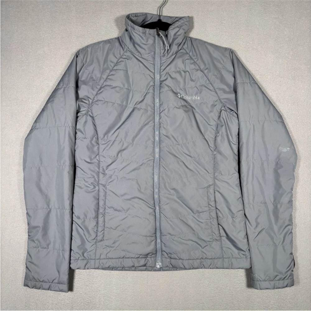 Columbia Jacket Women's XSmall Grey Interchange Omni-Heat Outdoor Travel Coat